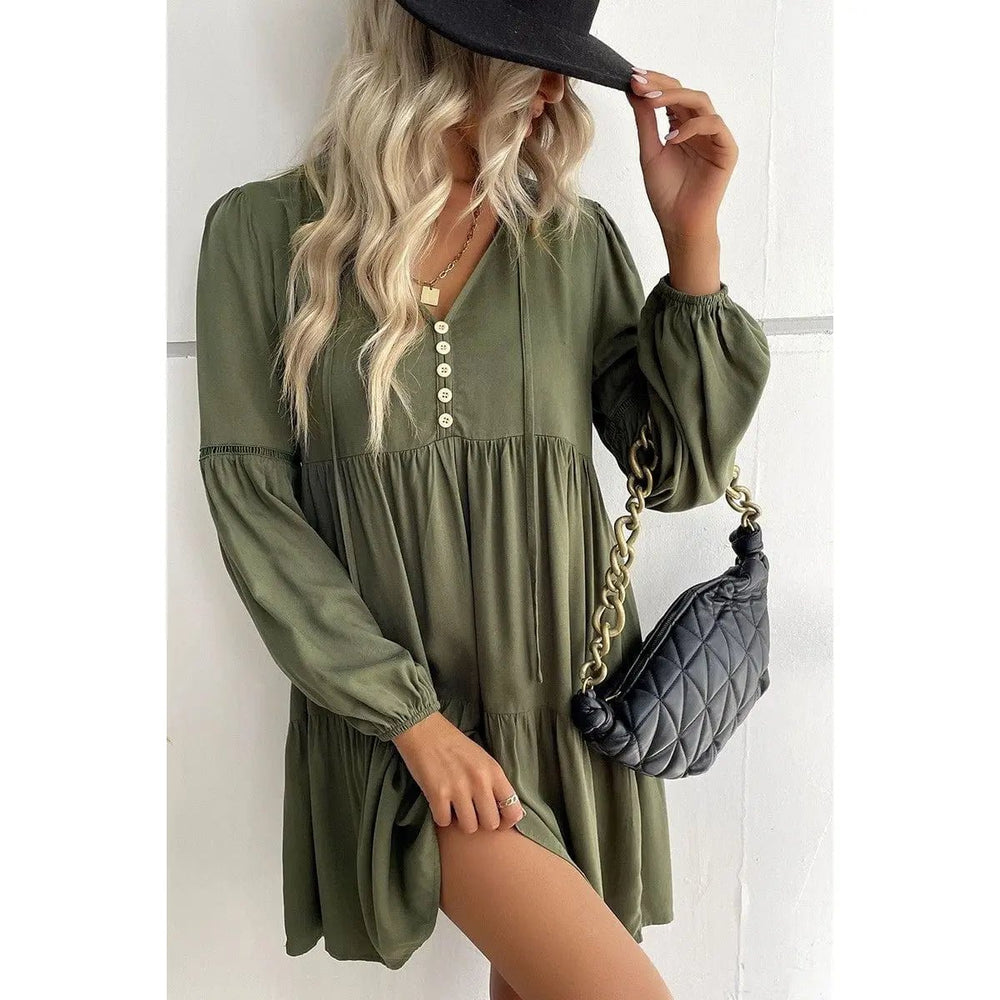 Tiered Mini Dress - LECCE