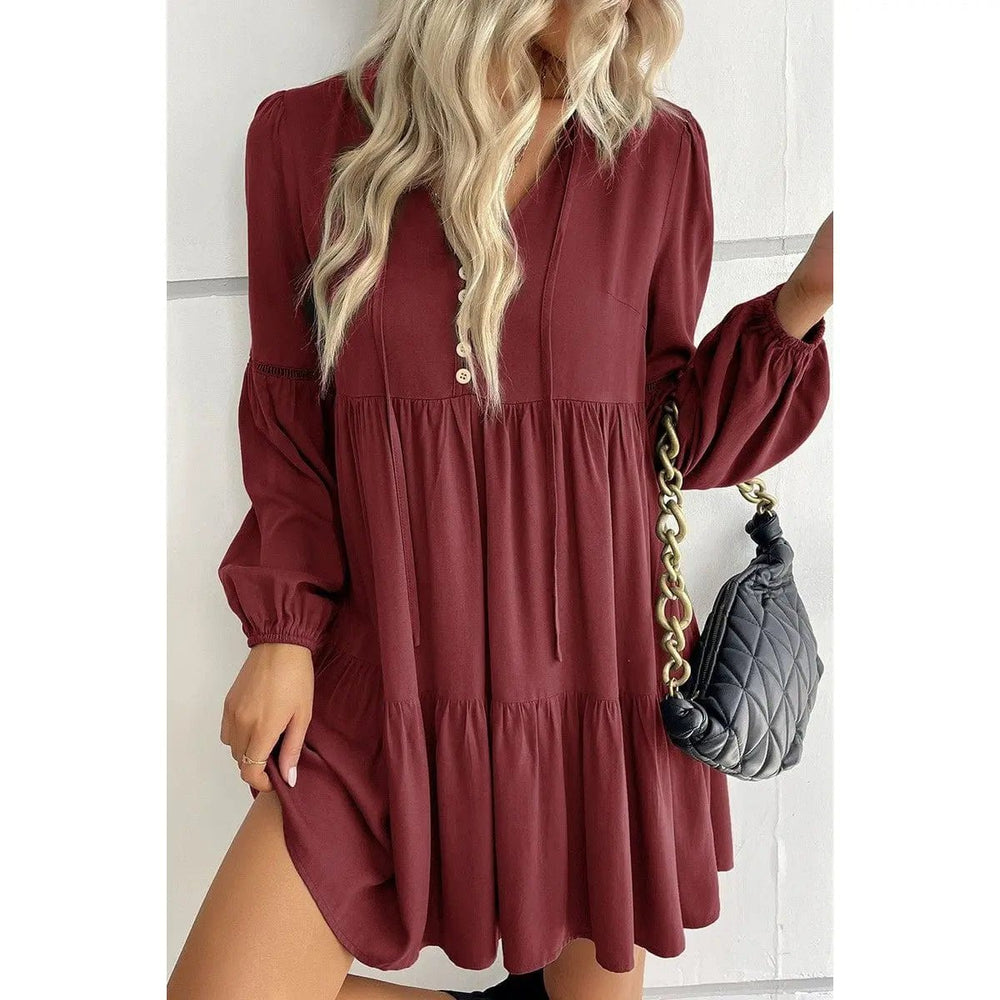 Tiered Mini Dress - LECCE