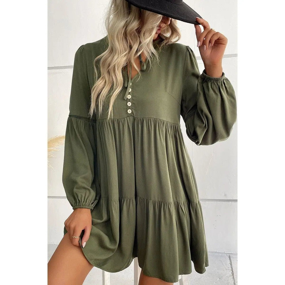 Tiered Mini Dress - LECCE