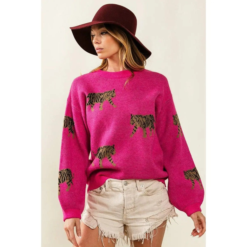 Tiger Pattern Sweater