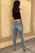Top Tier Side Slit High Rise Jeans - LECCE
