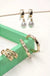 Trio Hoop Pearl Earringstrio Hoop Pearl Earrings - LECCE