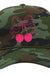 Trucker Hat Bow Cherry Camouflage Cap - LECCE