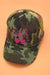 Trucker Hat Bow Cherry Camouflage Cap - LECCE