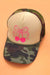 Trucker Hat Bow Cherry Camouflage Cap - LECCE