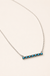 Western Turquoise Bar Necklace on soft-white background