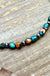 Turquoise & Spiny Oyster Pearl Necklace - LECCE