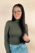 Turtle Neck Long Sleeve Bodysuit - LECCE