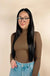 Turtle Neck Long Sleeve Bodysuit - LECCE