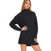 Turtle Neck Long Sleeve Mini Sweater Dress - LECCE