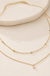 two strand beaded diamond necklace