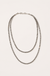Two Strand Navajo Bead Necklace on soft-white background