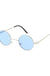 Unisex Metal Round Sunglasses - LECCE
