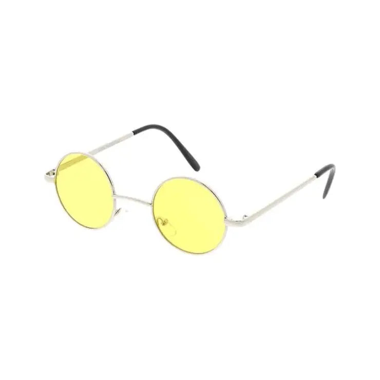 Unisex Metal Round Sunglasses - LECCE