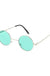 Unisex Metal Round Sunglasses - LECCE
