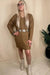 V Neck Sweater Dress - LECCE