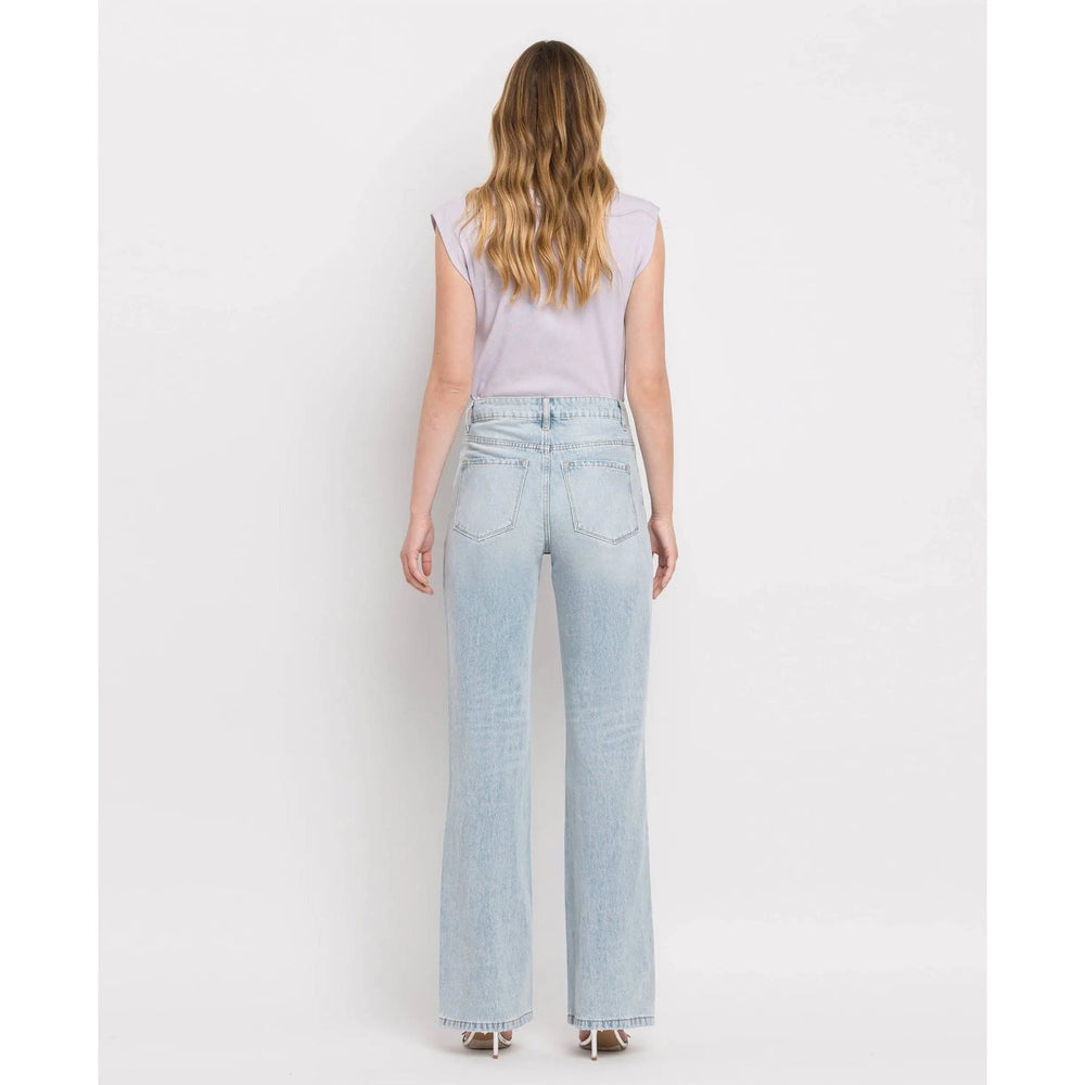 Vervet 90's Vintage Super High Rise Flare Jeans - LECCE