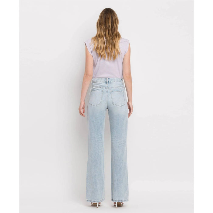 Vervet 90's Vintage Super High Rise Flare Jeans - LECCE