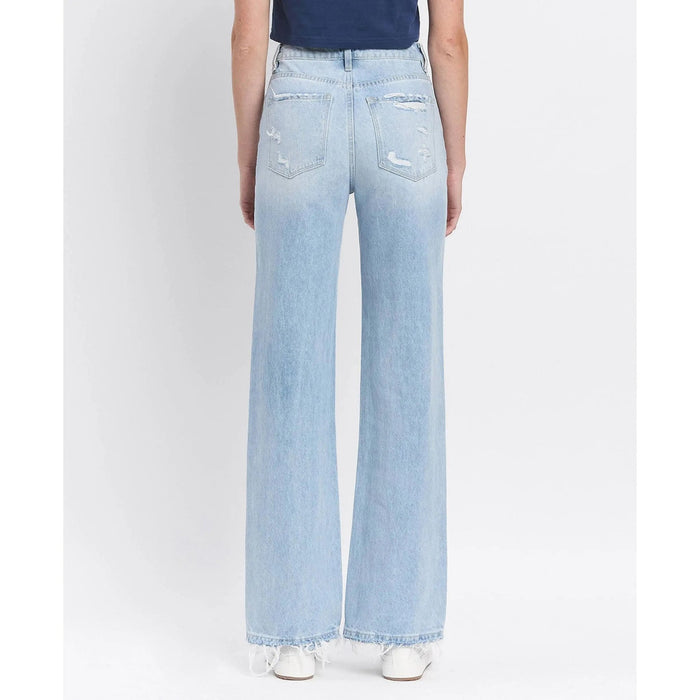 Vervet 90's Vintage Super High Rise Flare Jeans - LECCE