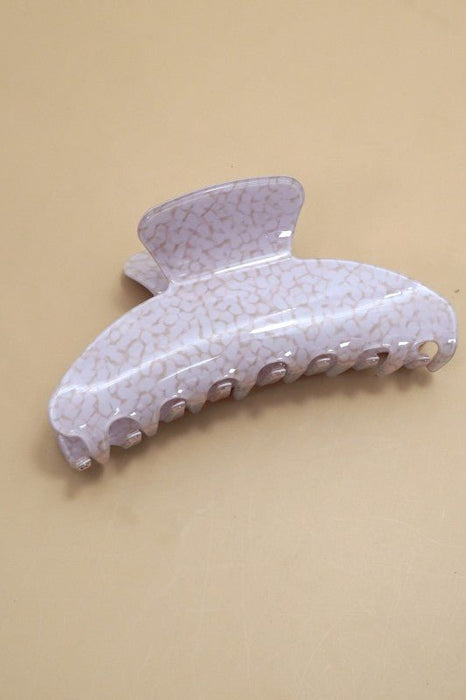 Vintage Porcelain Animal Half Moon Hair Claw Clips - LECCE