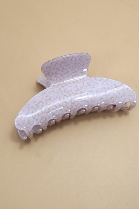 Vintage Porcelain Animal Half Moon Hair Claw Clips - LECCE
