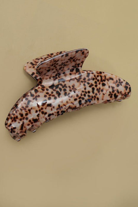 Vintage Porcelain Animal Half Moon Hair Claw Clips - LECCE
