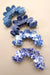 Vintage Porcelain Style Half Moon Hair Claw Clips - LECCE