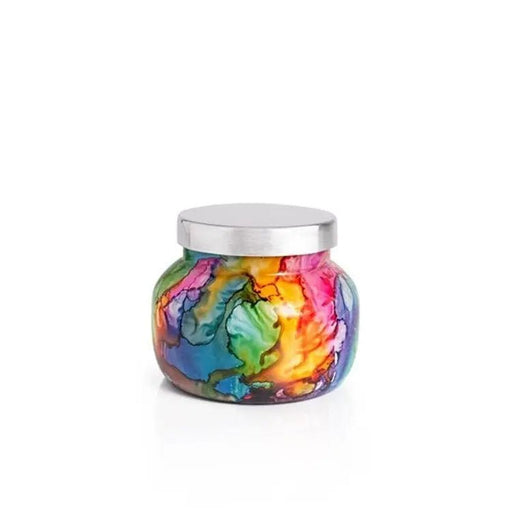 Volcano Petite Rainbow Watercolor Jar, 8 Oz - LECCE