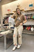 Washed Distressed Cropped Jeans - LECCE