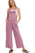 Washed Knot Strap Pockets Jumpsuit - LECCE