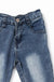 Washed Light Blue Double Layer Girls Jeans - LECCE