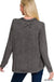 Washed Ribbed Scoop Neck Long Sleeve - LECCE