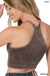 Washed Ribbed Seamless Cropped Cami Top - LECCE