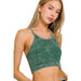 Washed Ribbed Seamless Cropped Cami Top - LECCE