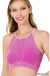Washed Ribbed Seamless Cropped Cami Top - LECCE