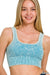 Washed Ribbed Seamless With Bra Pads - LECCE