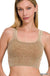 Washed Ribbed Square Neck With Bra Pads - LECCE