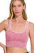 Washed Ribbed Square Neck With Bra Pads - LECCE