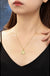 Water Proof Hexagon Brass Initial Letter Pendant - LECCE