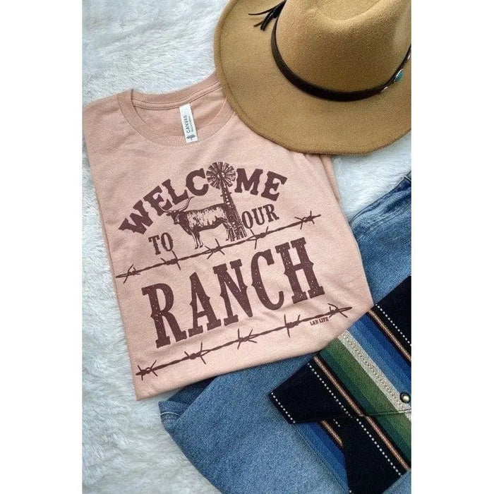 Welcome Ranch Tee - LECCE
