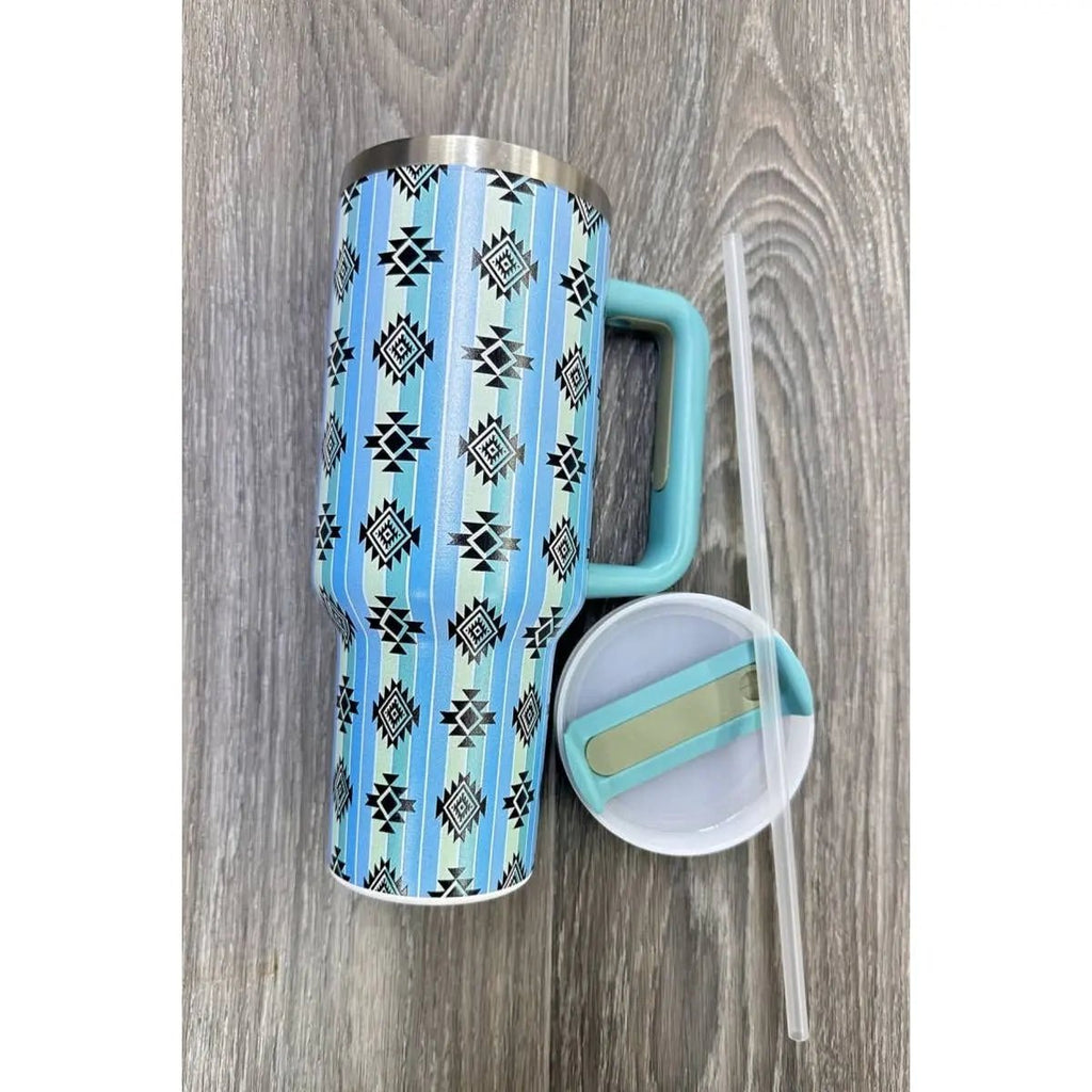 Western Aztec Stainless Steel 40oz Tumbler