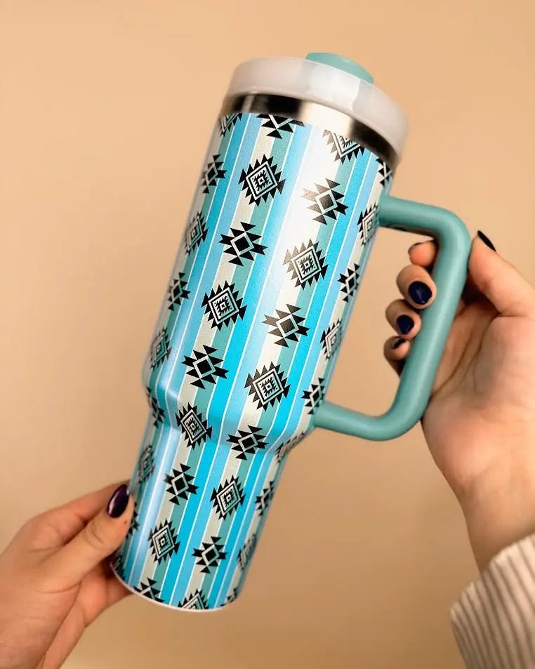 Western Aztec Stainless Steel 40oz Tumbler