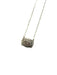 Western Belt Buckle Initial Necklace - LECCE