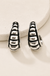 western bubble hoop earrings