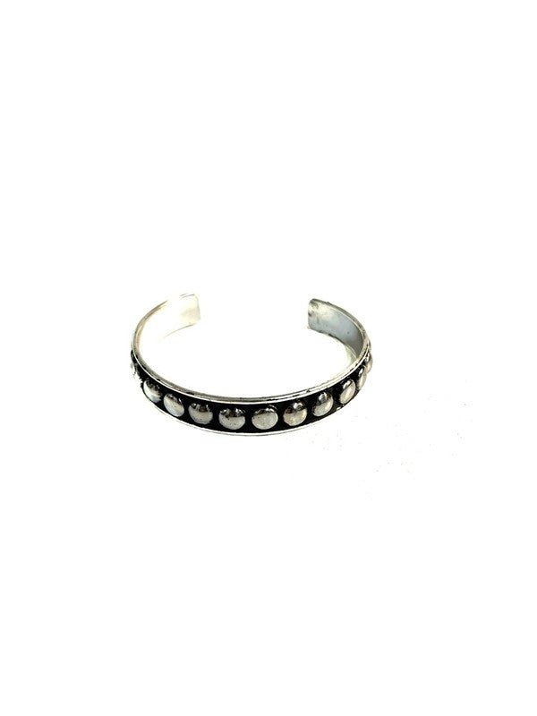 Western Bubble Metal Cuff Bracelet