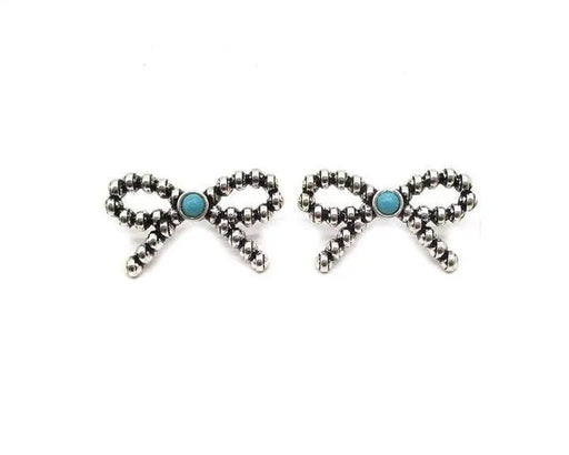 Western Bubble Ribbon Stud Earring - LECCE