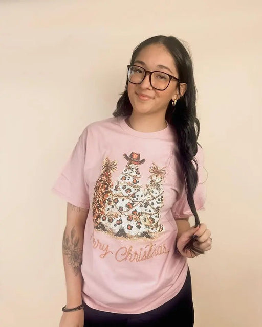 Western Christmas Trees Tee - LECCE