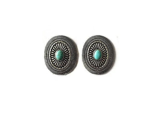 Western Concho Earring - LECCE