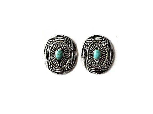 Western Concho Earring - LECCE
