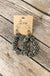 Western Concho Flower Gem Stone Earring - LECCE